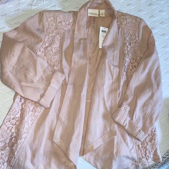 Chico’s Francesca Lace Jacket - Picture 2 of 4